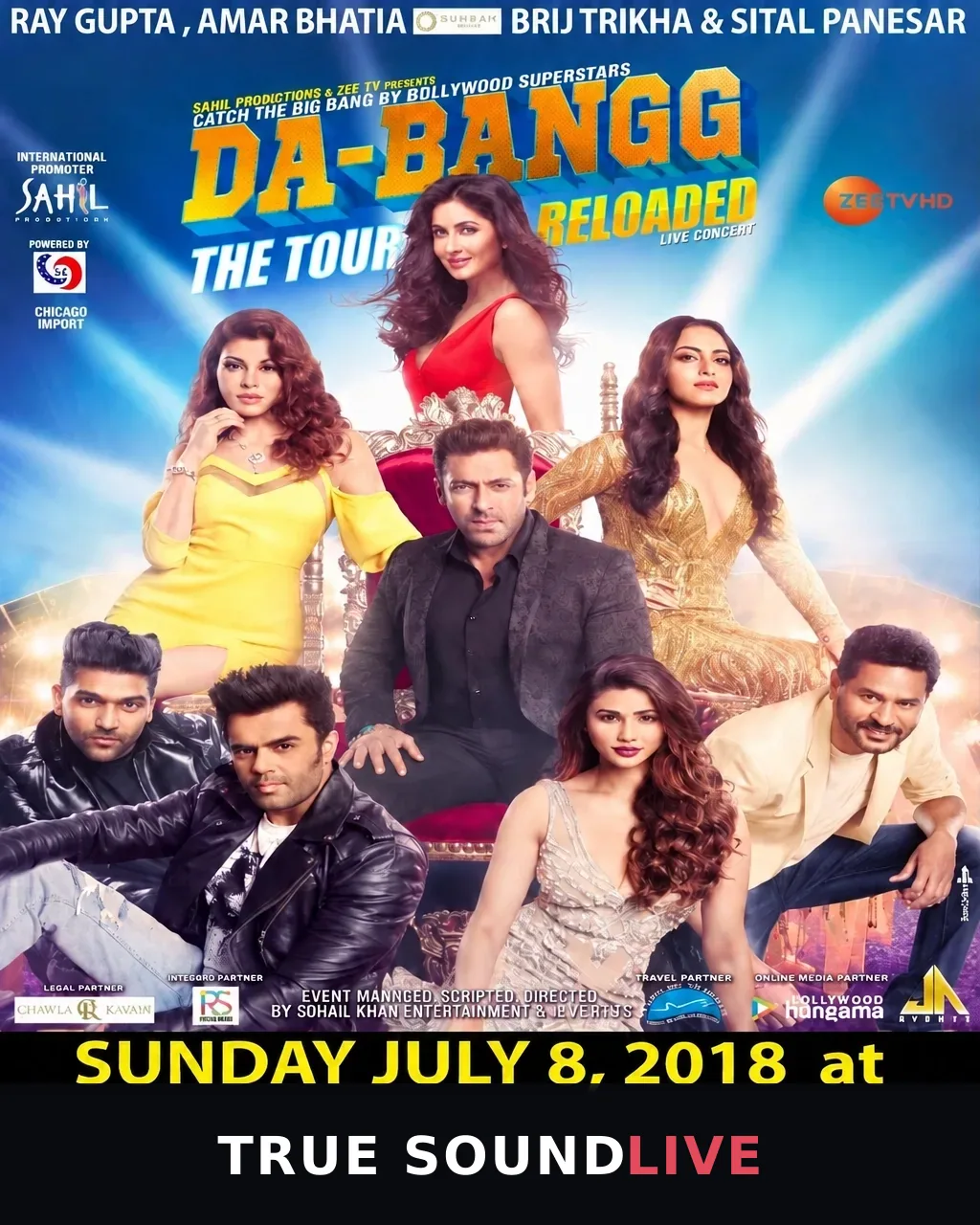 Da-Bangg Reloaded event poster