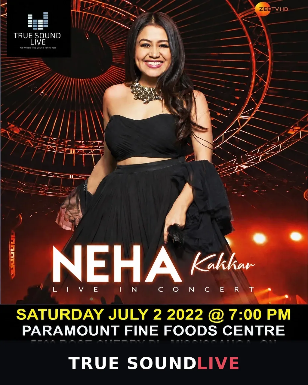 Neha Kakkar event poster